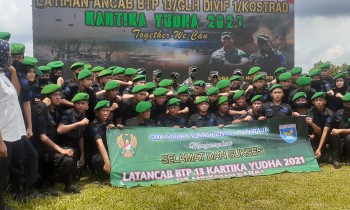 Mengahdiri Puncak Latiahan ANCAB Kartika Yudha 2021